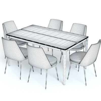West Elm Canto Table and Chairs — Ver 3