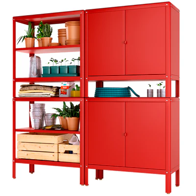 KOLBJORN Bookcase with 2 cabinets | IKEA — View 2