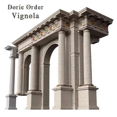 Doric Order Vignola Column — Ver 1