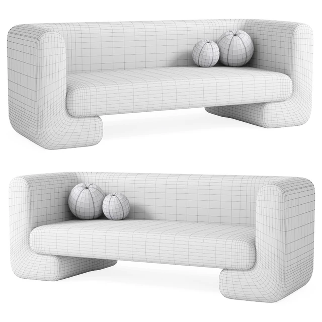 Moma Fabric Sofa — Скачать