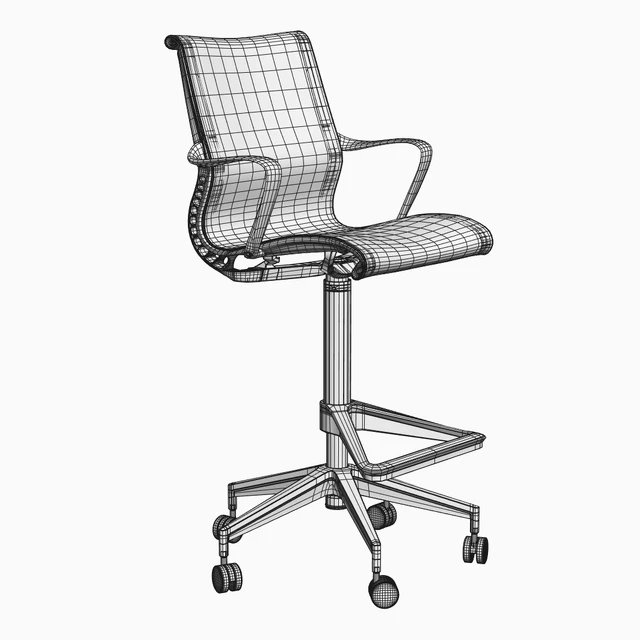 Herman Miller Setu Stool — Скачать