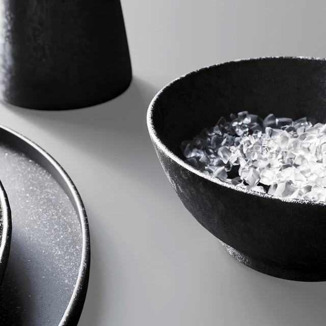 Black tableware — Descargar