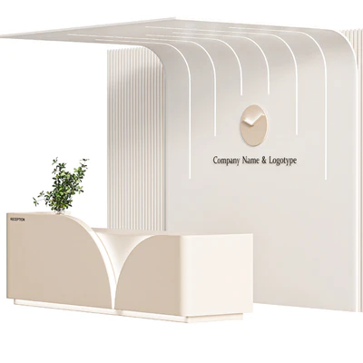 Office reception desk — Ver 3