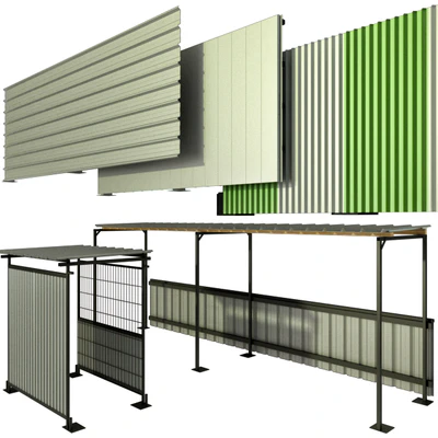 Protective security fencing of construction sites, fence — Ver 3