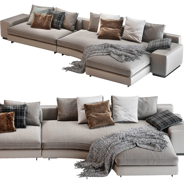 Minotti daniels sofa 02 — Скачать