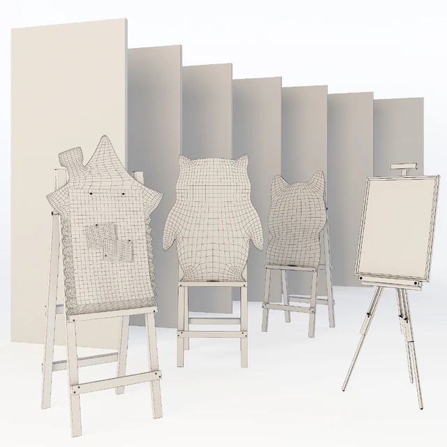 Set for creating slate surfaces with chalk drawings 4 — Descargar