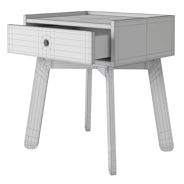 Crate and Barrel Lamont Two-Tone Nightstand — Скачать