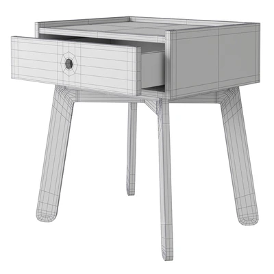 Crate and Barrel Lamont Two-Tone Nightstand — Вид 4