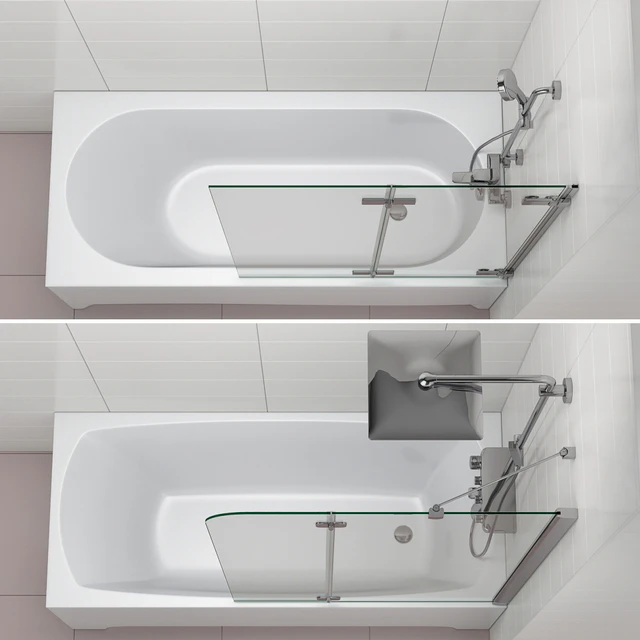Bath and bath screens Radaway and Villeroy & Boch set 108 — Descargar