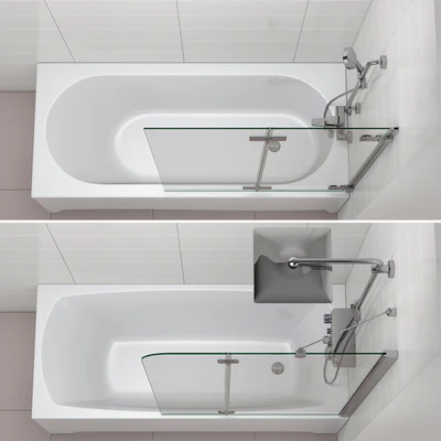 Bath and bath screens Radaway and Villeroy & Boch set 108 — Ver 4