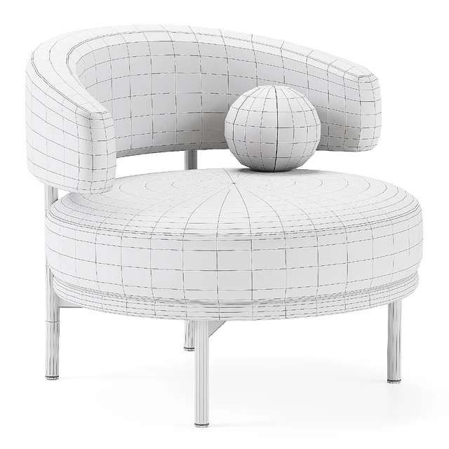 Bonaldo Neuilly Lounge Armchair — Скачать