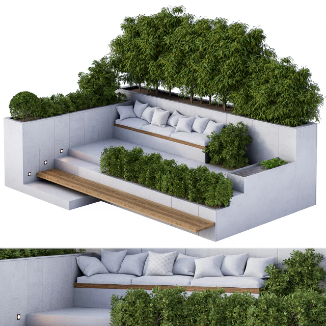 Roof Garden and Landscape Furniture 03 — Descargar