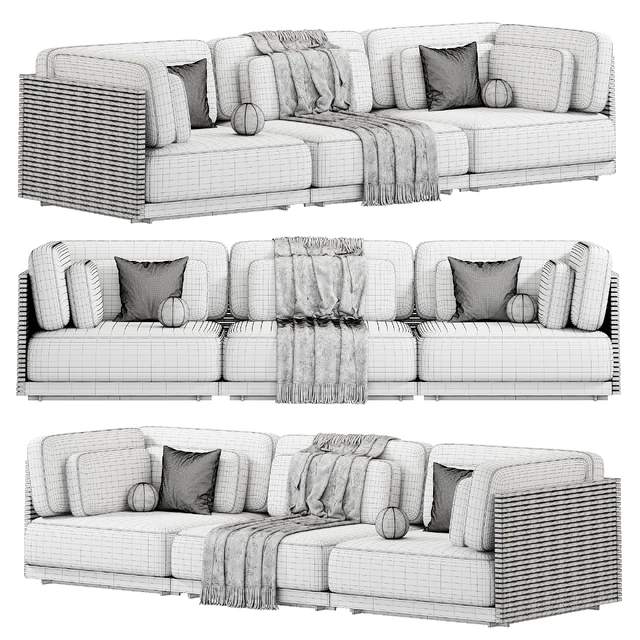 Caicos Sofa 3 — Скачать