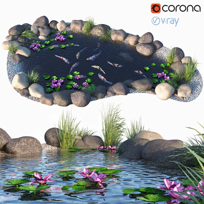 Water - Koi fish — Descargar