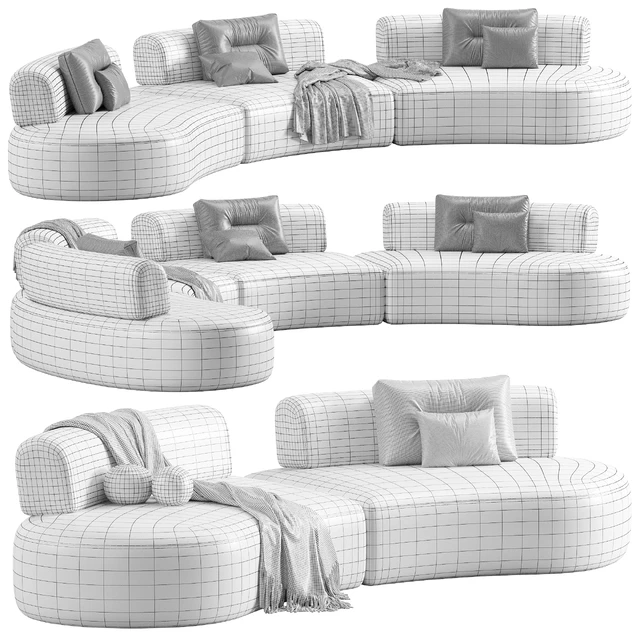 Bon Bon Modular Sofa — Скачать