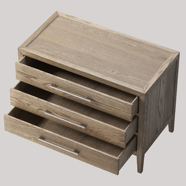 French Contemporary Closed Nightstand — Скачать