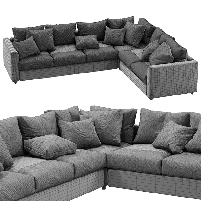 Leather sofa Ikea Vimle — Descargar