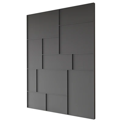 Decorative partition with relief glass 4 — View 5