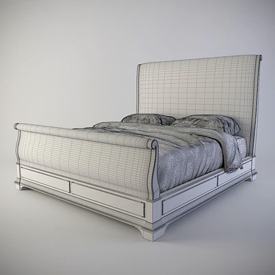 кровать Bernhardt Antiquarian Sleigh Bed (365-H36-F36-R36) — Вид 2