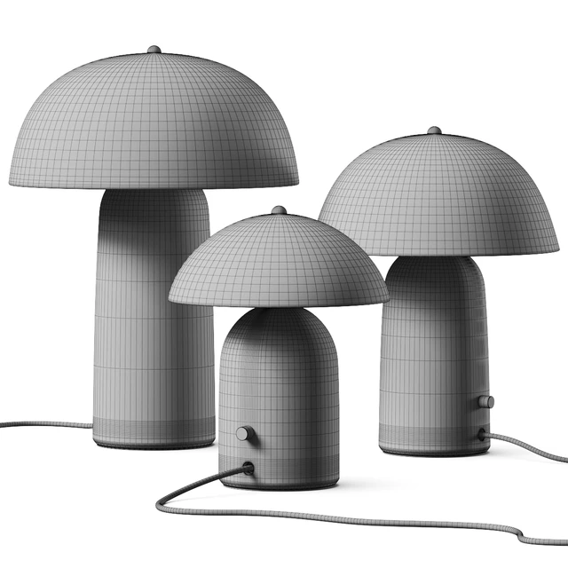 Ceramicah Raku Tera Lime Plaster Table Lamps — Скачать