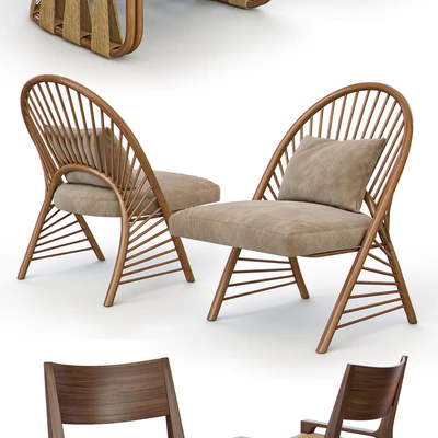RATTAN and WICKER Chairs I — Ver 3