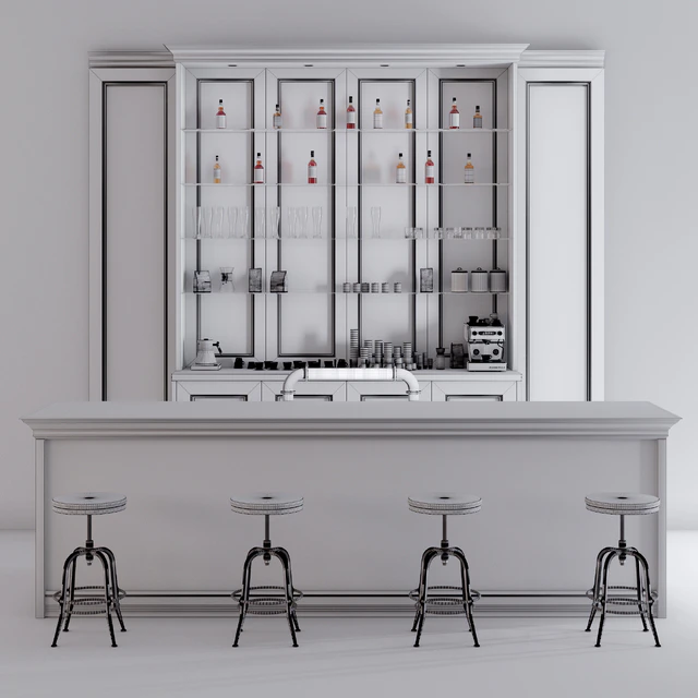 Classic Pub Bar Counter — Descargar
