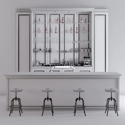 Classic Pub Bar Counter — Ver 7