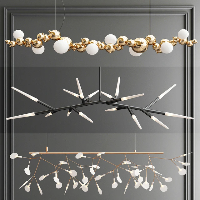 Trend Branching Chandelier - 3 types — Скачать