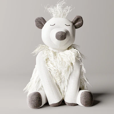 Wooly plush polar bear — Ver 3