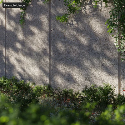 exposed aggregate concrete wall texture cream grey — Вид 6