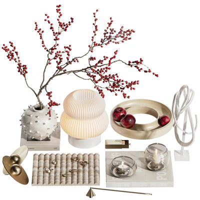 Decorative set with branches with berries ch6 — View 6
