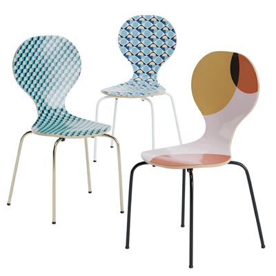 John Lewis Curve Dining Chair — Ver 1