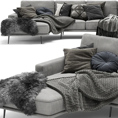 Scandinavian Set - BoConcept Carlton Sofa — Ver 3