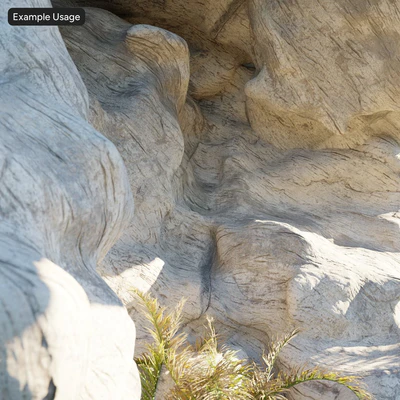faux cliff concrete wall texture — Вид 6