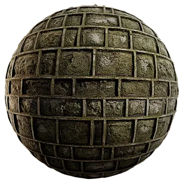 mossy stone wall 012 — Descargar