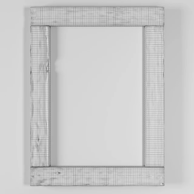 RH Reclaimed Railroad Ties Mirror — Скачать
