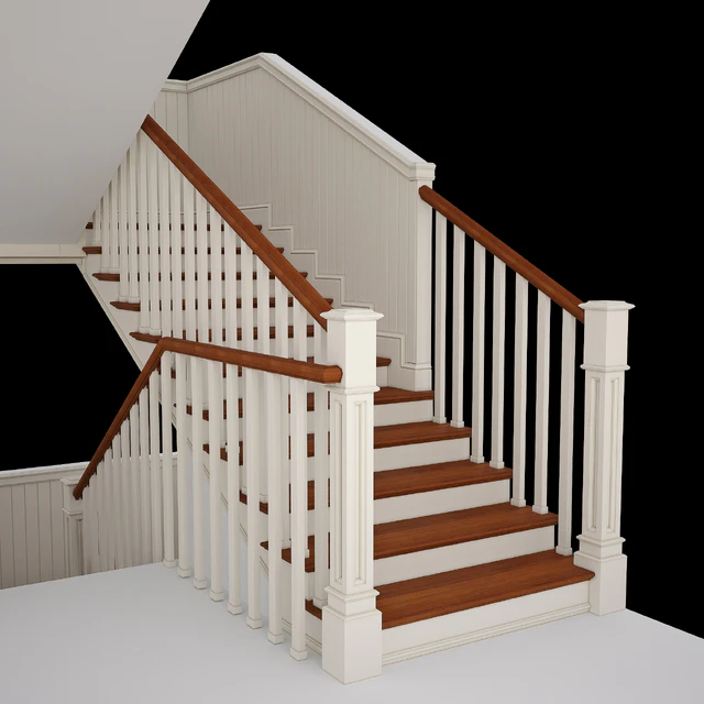 Stairs in colonial style — Descargar