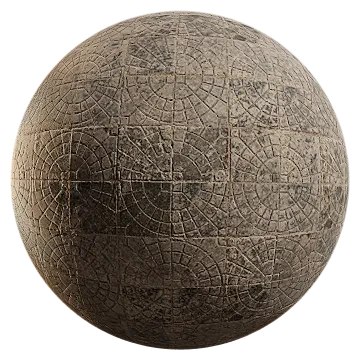 grey stone circular tiles 001 — Descargar