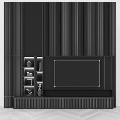 Modern TV Wall set43 — Вид 2