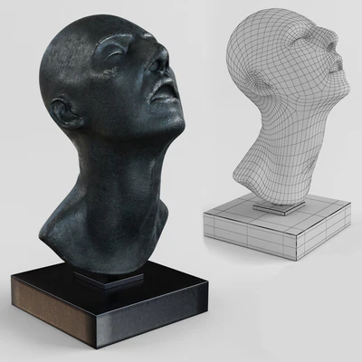 Lotta Blokker head sculpture — Вид 3