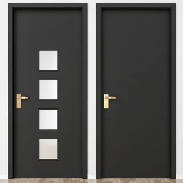 Black modern door — Descargar
