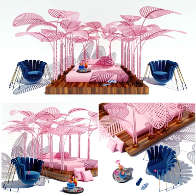 LE REFUGE FLAMINGO PINK  by Mark Ange — Вид 1