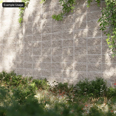 split face concrete block texture beige — View 5