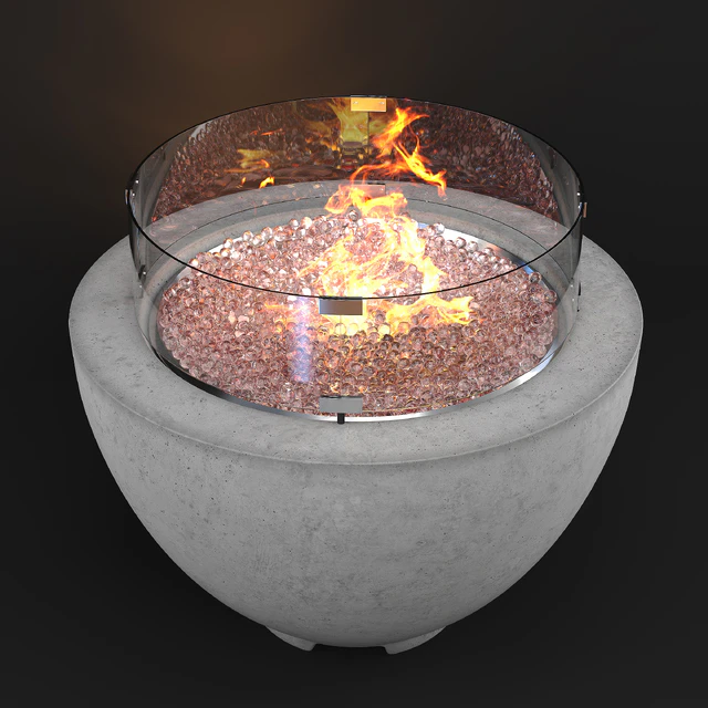 Wyfair - Cove Concrete Propane Natural Gas Fire Pit — Скачать
