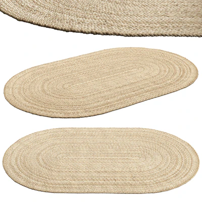 SAFAVIEH Dina Coastal Jute Rug Oval — Вид 3