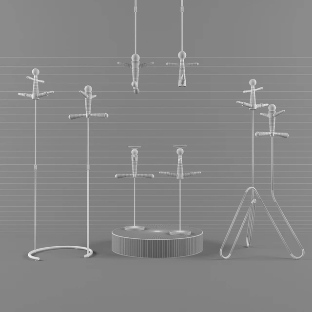 Clothes hanger; organizer for jewelry "Puppeteer" — Descargar