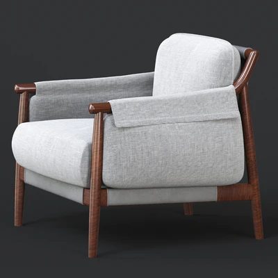 TIMES LOUNGE Fabric armchair — Вид 3