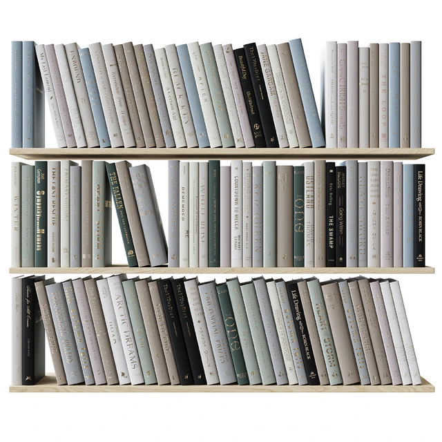 Set of books colored pastel colors — Descargar