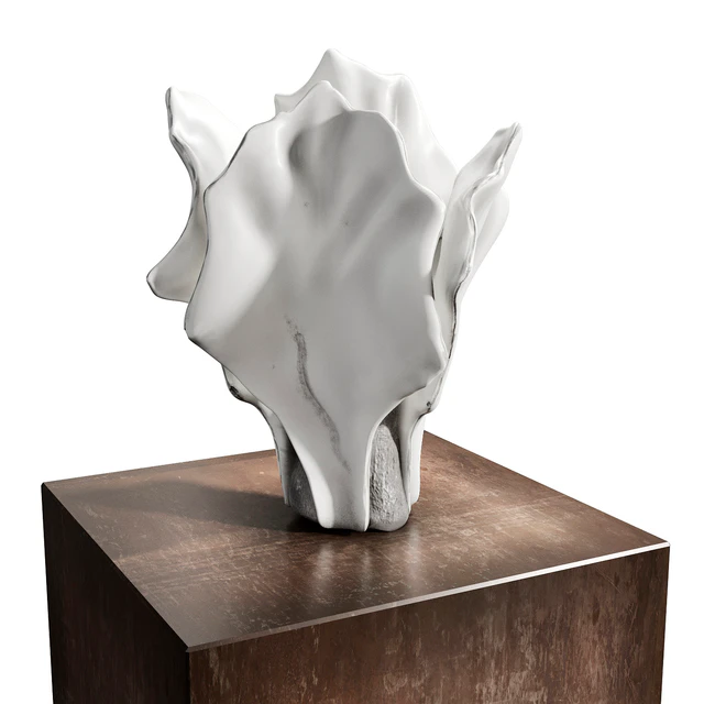 Shoko koike White form A 2018 sculpture — Скачать