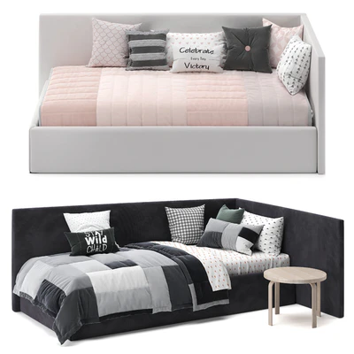 WoodNotes Corner Bed — Ver 1